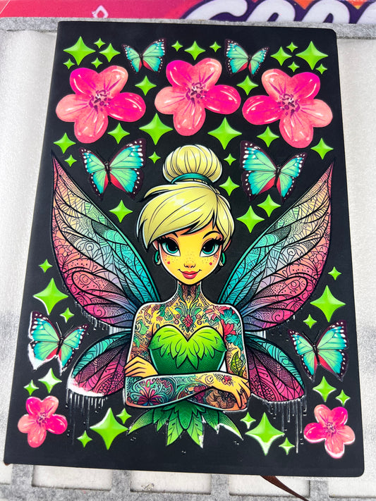 Tattoo fairy A5 Notebook
